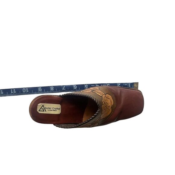 Adam Garcia master crafted wooden / leather clogs - Picture 15 of 16